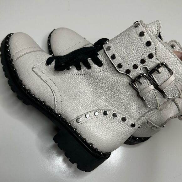 Sam Edelman Women's Jennifer Bright White Leather Size 5M - Picture 12 of 16